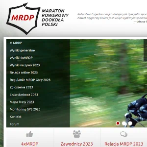 Strona główna witryny Maraton Rowerowy Dookoła Polski