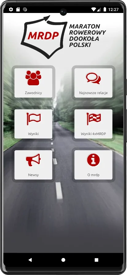 Aplikacja i strona internetowa MRDP - Maraton Rowerowy Dookoła Polski