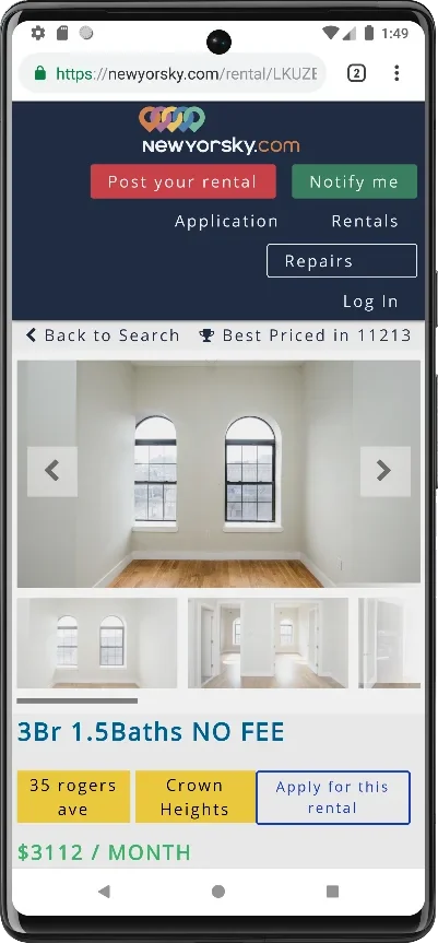 Portal ogłoszeniowy - rynek nieruchomości