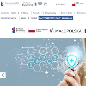 Strona główna szpitala dostosowana do wymagań WCAG