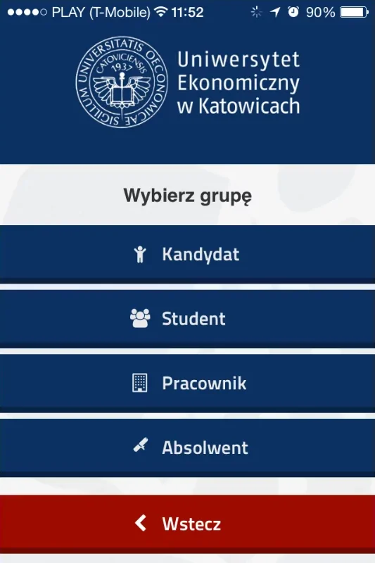 Aplikacja mobilna dla Uniwersytetu Ekonomicznego w Katowicach