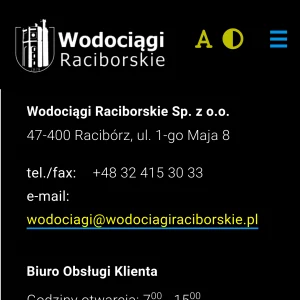 Tryb wysokiego kontrastu strony internetowej