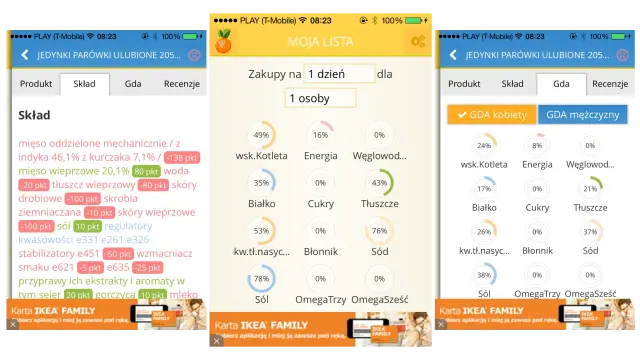 Różne widoki aplikacji mobilnej – ekrany użytkownika i interfejsy funkcjonalne Różne widoki aplikacji mobilnej