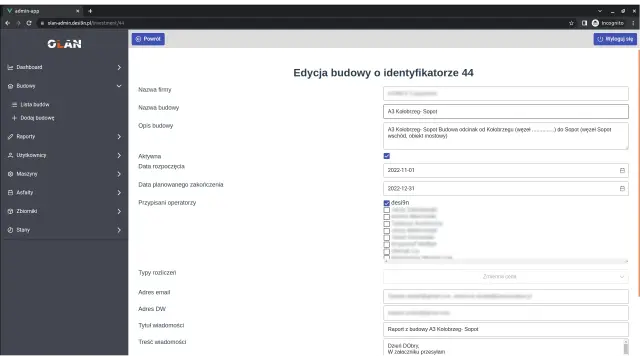 Edytor zleceń w nowoczesnym panelu użytkownika opartym o Vue.js edytor zleceń w panelu apartym o VUE.JS