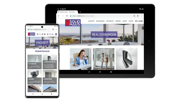 SolidHaus – responsywna strona WWW firmy budowlanej oparta na WordPress SolidHaus - strona internetowa firmy budowlanej oparta o system Wordpress