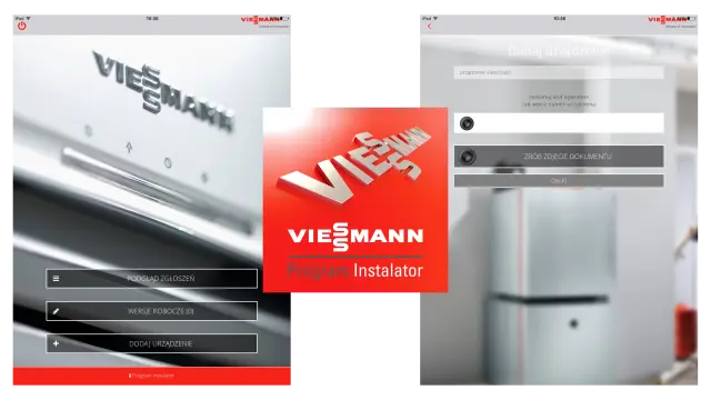 Aplikacja Viessmann Instalator na tablecie – intuicyjny interfejs dla instalatorów Aplikacja mobilna Viessmann Instalator na tablecie