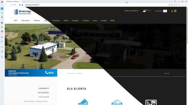 Tryb wysokiego kontrastu strony internetowej