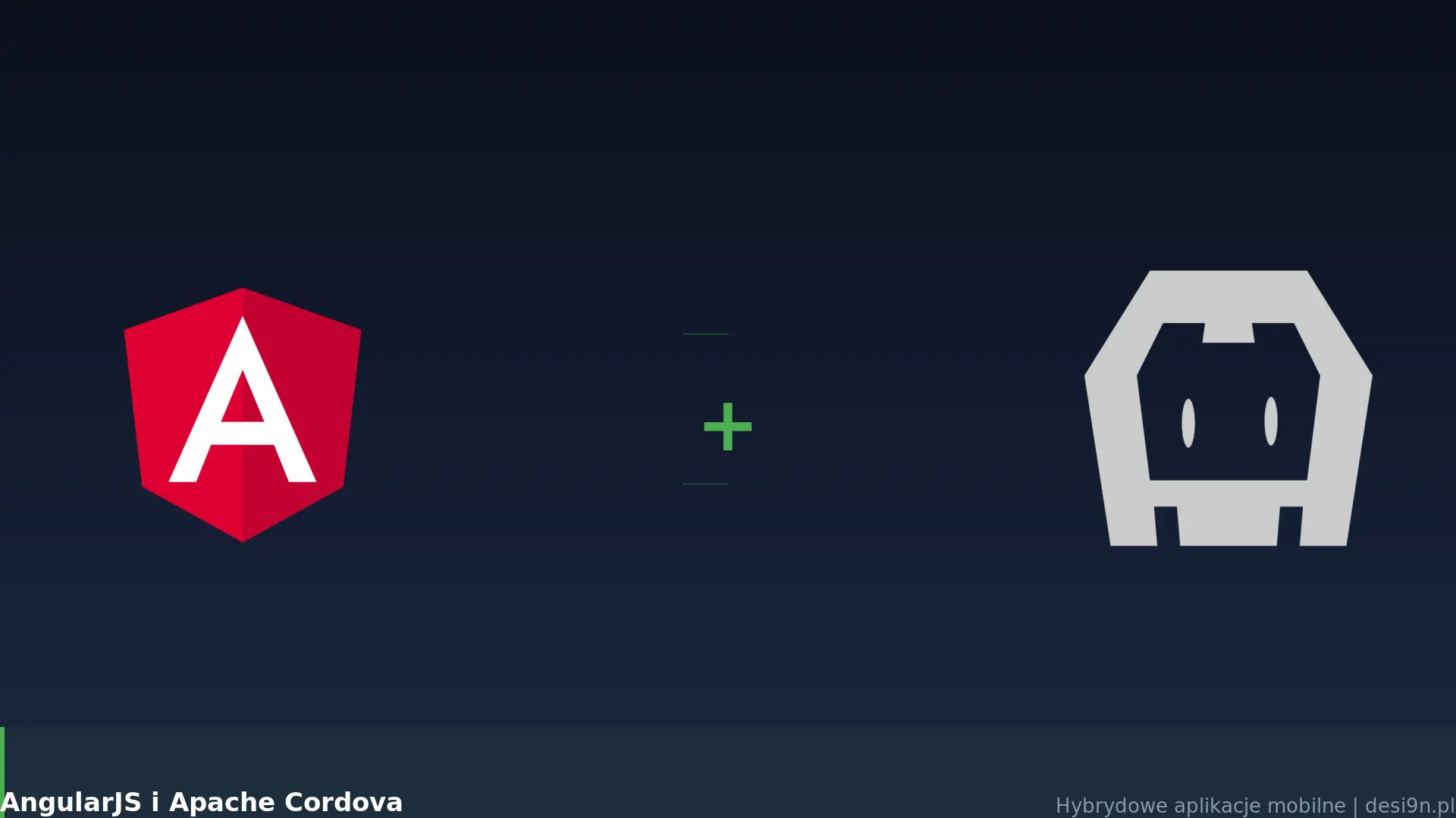 Schemat działania Apache Cordova i AngularJS w hybrydowej aplikacji mobilnej – WebView, natywne API, plugins